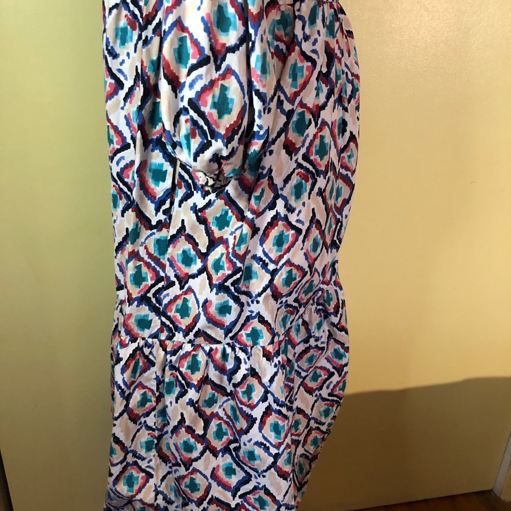 Maeve Multicolor Geometric Midi Dress - Picture 11 of 14